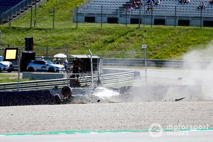 El coche de Valtteri Bottas, Mercedes AMG W10