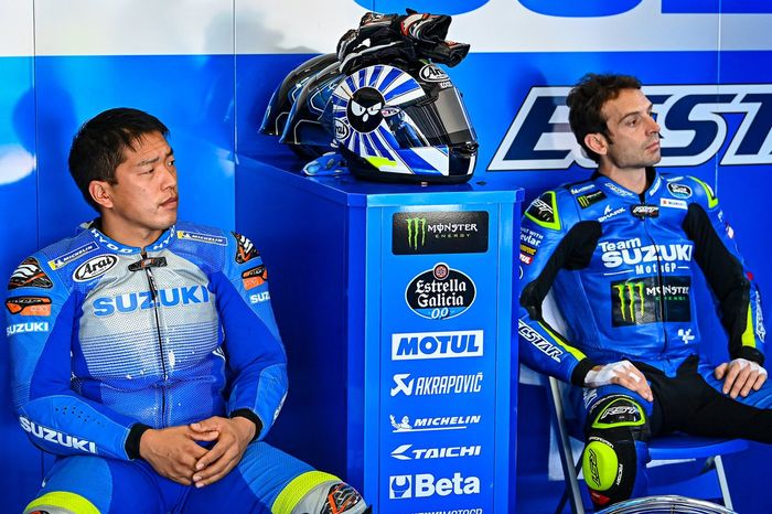 Sylvain Guintoli, Team Suzuki MotoGP, Takuya Tsuda, Team Suzuki MotoGP