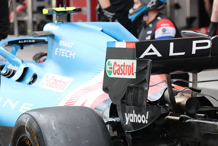 Detalle de la refrigeración del Alpine A521