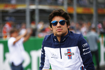 Lance Stroll, Williams Racing, pilotlar geçit töreninde