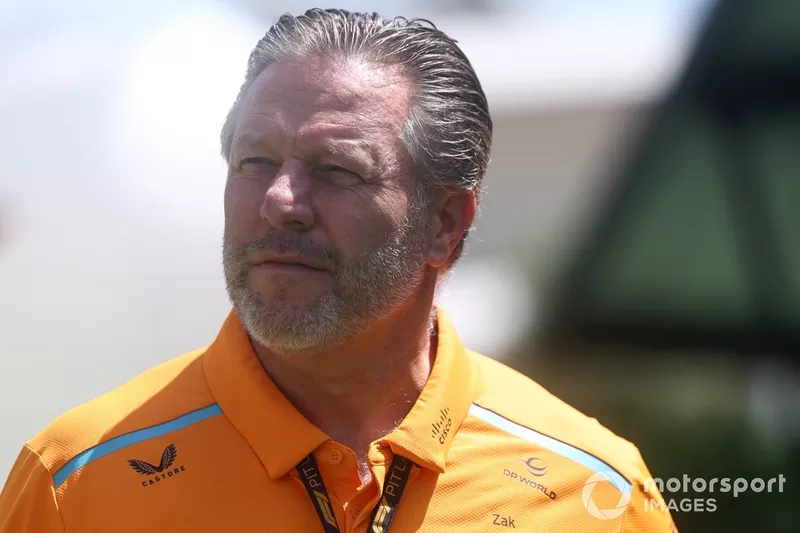 Zak Brown, directeur général, McLaren Racing