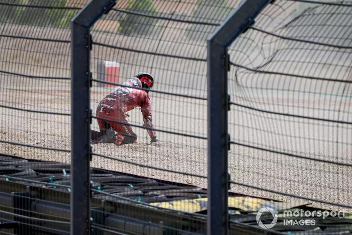 Alex Marquez, chute de Gresini Racing