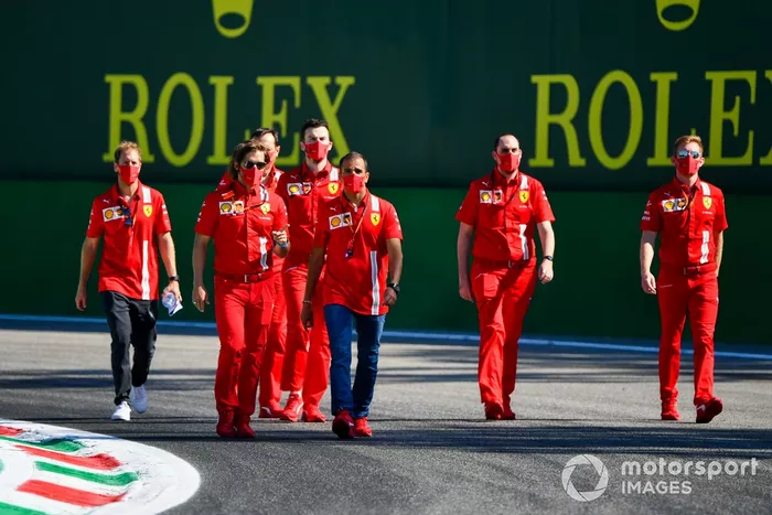 Sebastian Vettel, Ferrari, recorre la pista