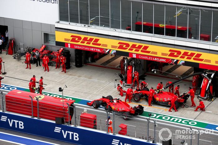 Sebastian Vettel, Ferrari SF1000, Charles Leclerc, Ferrari SF1000