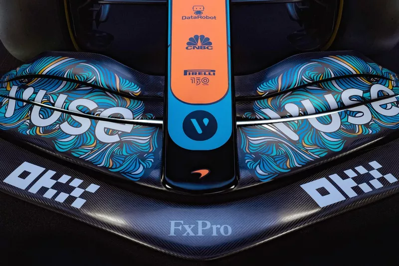 McLaren MCL36 livery detail