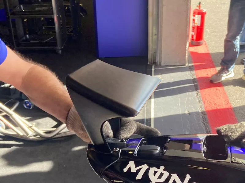 L'aileron arrière testé par Yamaha à Portimão