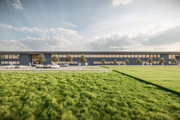 Aston Martin Silverstone factory rendering