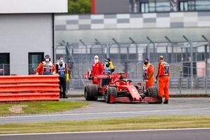 Sebastian Vettel, Ferrari SF1000 retires from the session