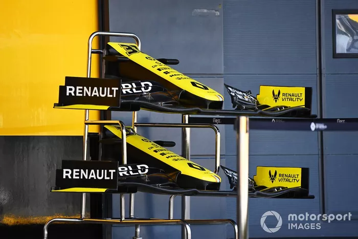 Renault F1 alerones delanteros