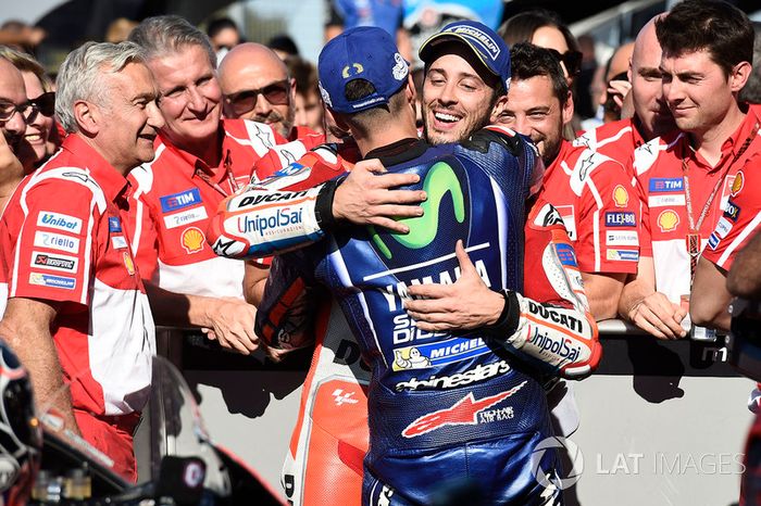 Andrea Dovizioso, Ducati Team, Maverick Viñales, Yamaha Factory Racing