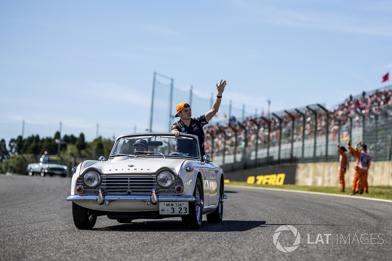 Max Verstappen, Red Bull Racing on the drivers parade