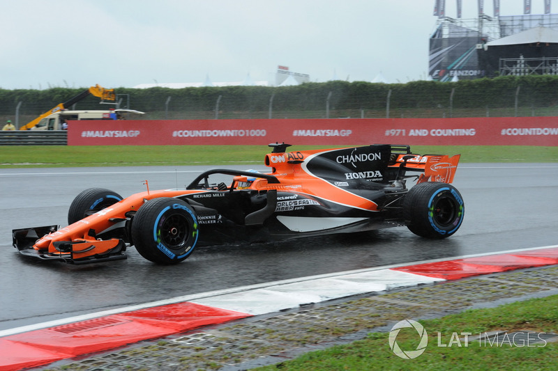 Fernando Alonso, McLaren MCL32 y el halo