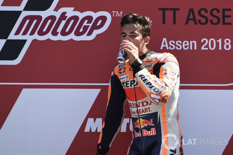 Podyum: Yarış galibi Marc Marquez, Repsol Honda Team