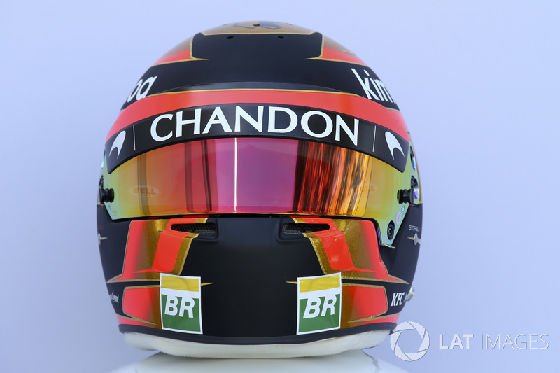 Stoffel Vandoorne, McLaren helmet