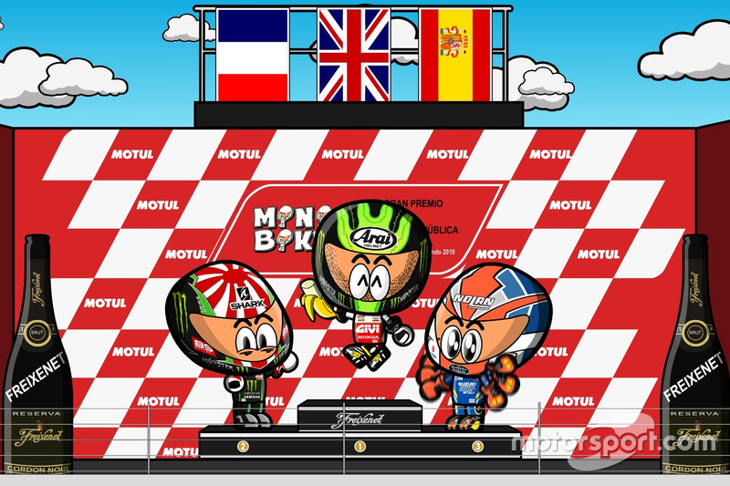 El podio del GP de Argentina de MotoGP 2018, por MiniBikers