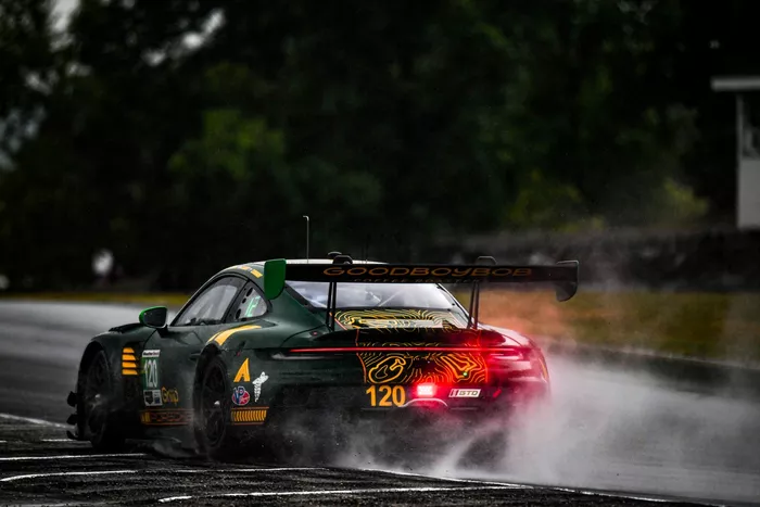 #120 Wright Motorsports Porsche 911: Adam Adelson, Callum Ilott, Tom Sargent