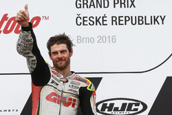 Podium: racewinnaar Cal Crutchlow, Team LCR Honda