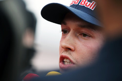 Daniil Kvyat, Scuderia Toro Rosso with the media