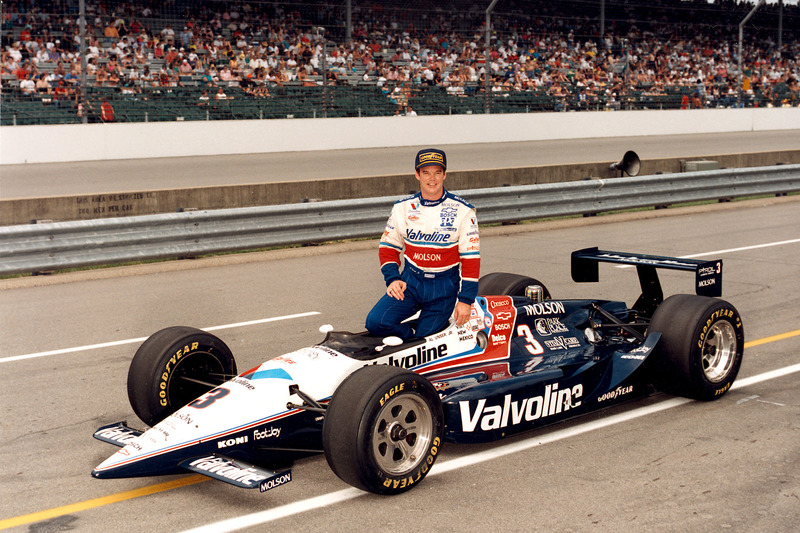 Le vainqueur Al Unser Jr., Galmer/Chevrolet