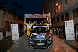 I vincitori Giorgio Cogni, Gabriele Zanni, Suzuki Swift Sport 1600 R/R1B, Meteco Corse