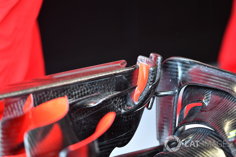 Ferrari SF71H front wing detail