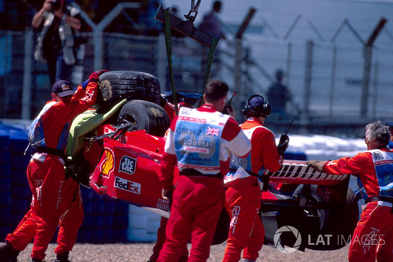 Michael Schumacher, Ferrari, kaza
