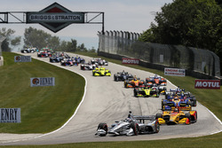 Start: Josef Newgarden, Team Penske Chevrolet, führt