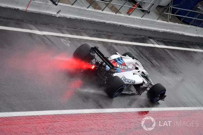 Robert Kubica também foi à pista.