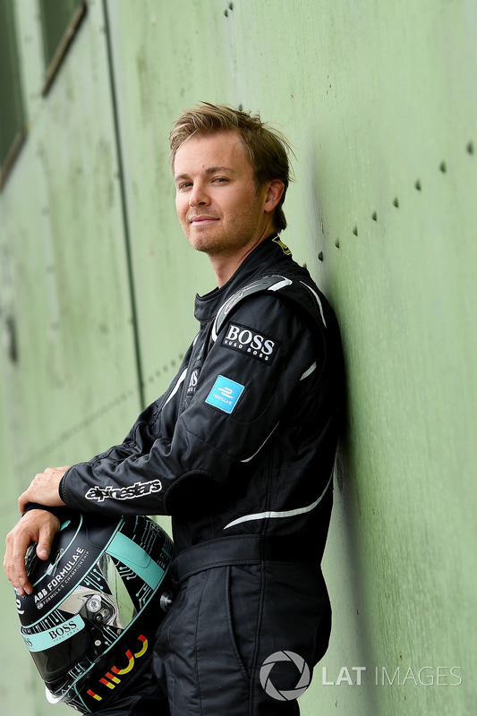 Nico Rosberg drives the FIA Formula E Gen 2 car