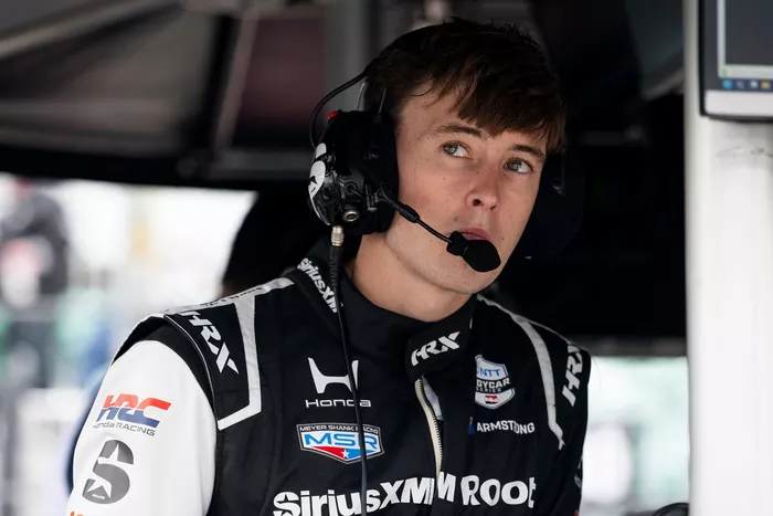  Marcus Armstrong, Meyer Shank Racing con Curb Agajanian Honda