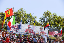 Ferrari fans show their support