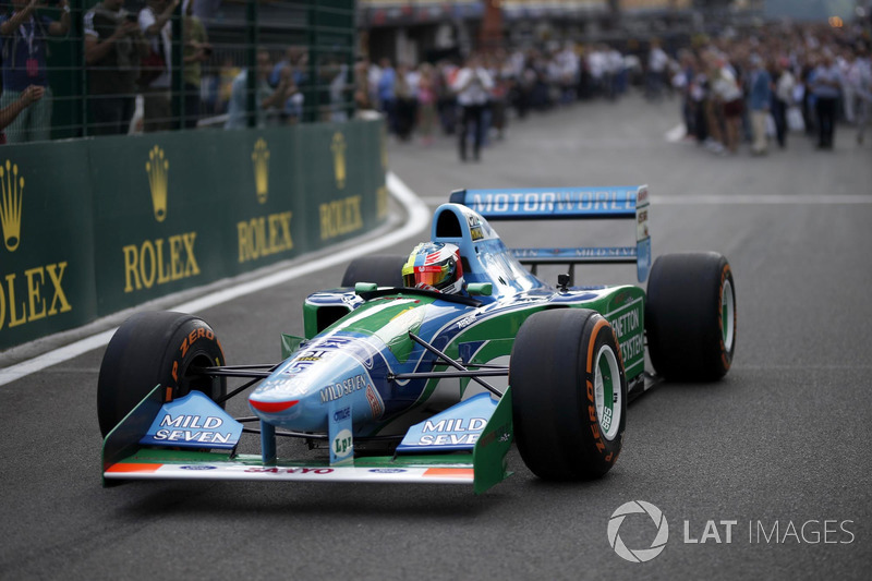 Mick Schumacher au volant de la Benetton B194-5