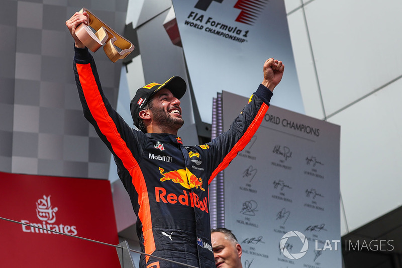 Podyum: 3. Daniel Ricciardo, Red Bull Racing