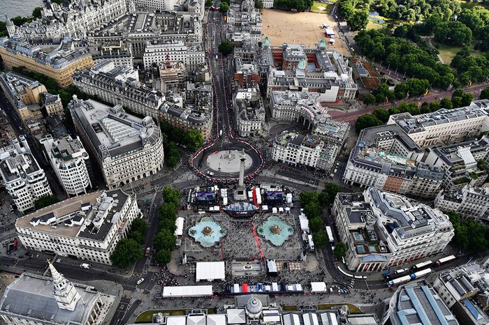 Vista aérea del F1 Live London
