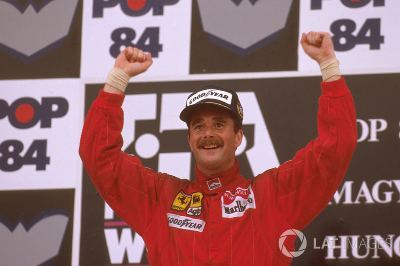 Podium: Pemenang, Nigel Mansell, Ferrari