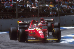 Gerhard Berger, Ferrari F93A vor Jean Alesi, Ferrari F93A