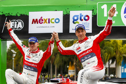 Les vainqueurs Kris Meeke, Paul Nagle, Citroën World Rally Team