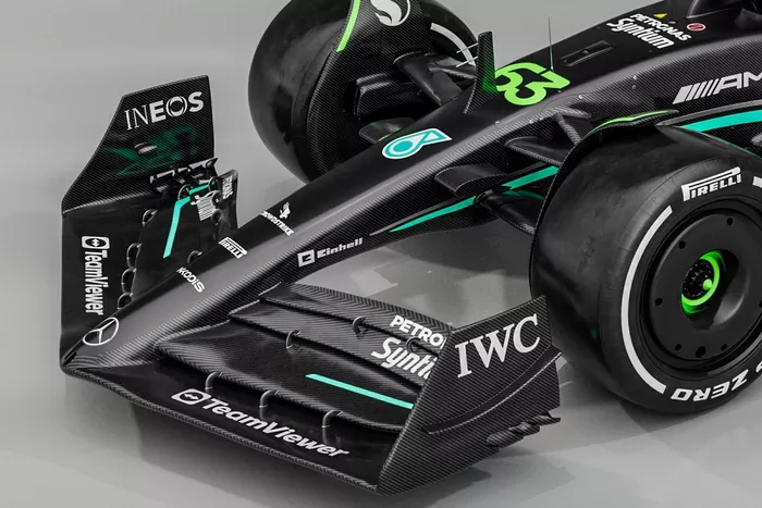 Mercedes W14 detail

