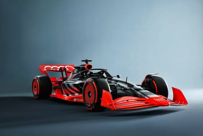 El concept de un coche de F1 que presentó Audi