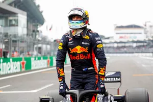 Pole man Daniel Ricciardo, Red Bull Racing