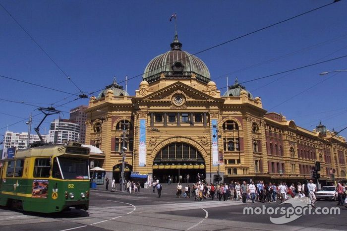Estación de Flinders Street en la ciudad de Melbourne