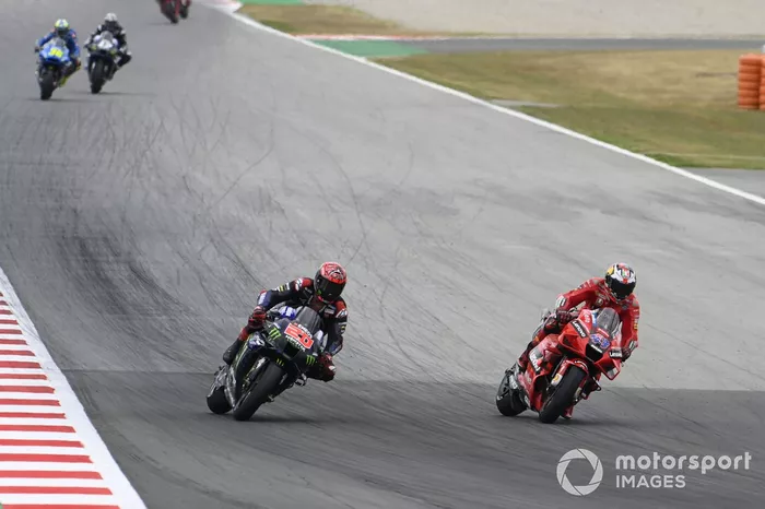 Jack Miller, Ducati Team, Fabio Quartararo, Yamaha Factory Racing