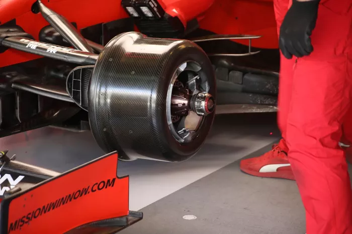 Ferrari SF90 front brake detail