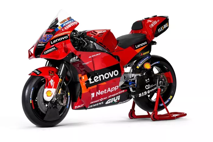 Presentación de la moto Ducati