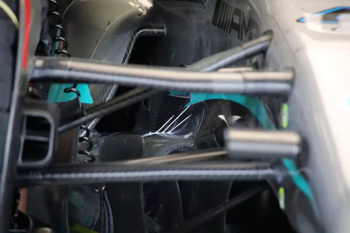 Mercedes W13 detalle