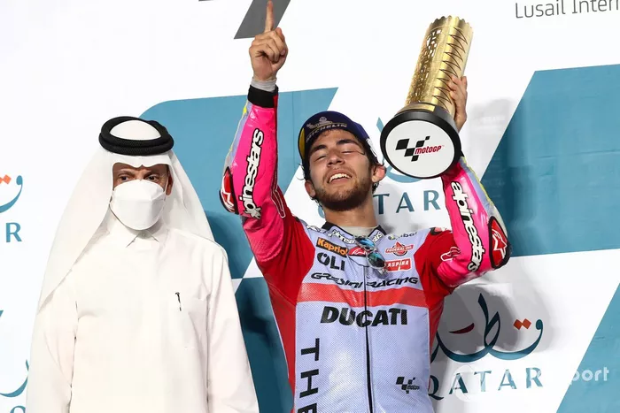 Podio: Ganador de la carrera Enea Bastianini, Gresini Racing