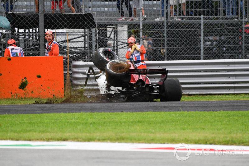 L'accident de Marcus Ericsson, Sauber C37
