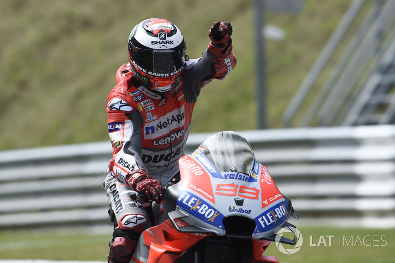 Переможець гонки Хорхе Лоренсо, Ducati Team