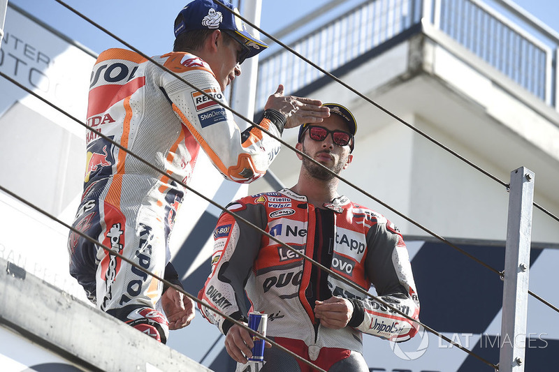 Marc Marquez, Repsol Honda Team, Andrea Dovizioso, Ducati Team