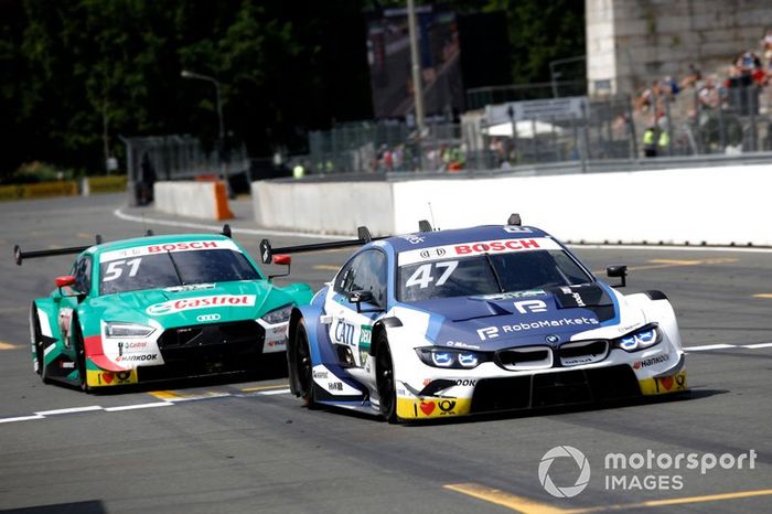 Joel Eriksson, BMW Team RBM, BMW M4 DTM, Nico Müller, Audi Sport Team Abt Sportsline, Audi RS 5 DTM